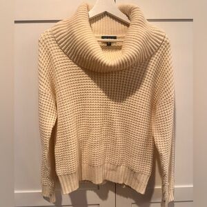 Modcloth Cream Cowl Neck Sweater